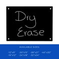 thumbnail image 2 of 9x12 Dry Erase Board for Wall - with .25 Black Acrylic and White Stand Off Finish - Perfect Whiteboard for Office, Home, Classroom - Durable and Stylish .25 Black Acrylic Dry Erase Board, 2 of 8