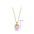 thumbnail image 2 of Collar y Dije para Dama con Cristales Swarovski Oro 14K Lam dorado Unitalla, 2 of 8