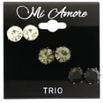 thumbnail image 2 of Mi Amore Multiple-Earring-Set Silver-Tone/Multicolor, 2 of 2