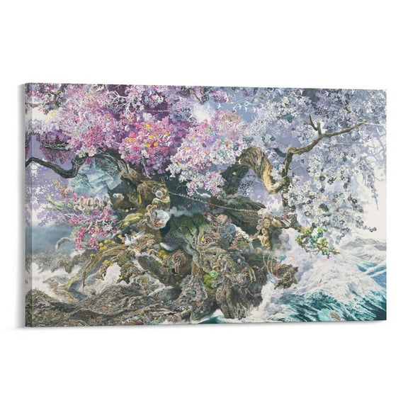 Manabu Ikeda Artist Japan Painter Artwork Canvas Wall Art Prints Poster Gifts Photo Picture Painting Posters Room Decor Home Decorative 12x18inch(30x45cm)