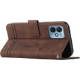 thumbnail image 2 of Wallet Case for Moto G 5G 2023, Moto G 5G 2023 Leather Flip Case with Kickstand Magnetic Full Protection Compatible with Motorola Moto G 5G 2023 Smile Brown, 2 of 14
