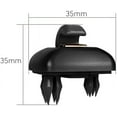 thumbnail image 2 of Interior Black Sun Visor Hook Clip Bracket Compatible with Audi A1 A3 A4 A5 Q3 Q5 S3 S4 S5 TT, OEM: 8E0 857 562, 8U0 857 562A, 2 of 14