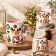 thumbnail image 5 of Hometravel Christmas Reindeer Ceramic Coffee Mug, Milk Cup with Flat Design, Holiday Drinkware for Home Kitchen and Christmas Gift, 5 of 7