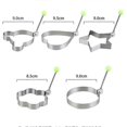 thumbnail image 3 of Fried egg molds, Pancake mold Maker with Handle for Kids, Mold Non Stick for Griddle Pan 5pcs, 3 of 5