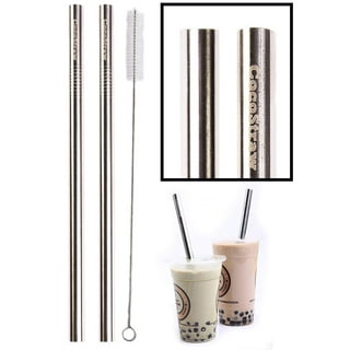 Portable Reusable Boba Straw with Keychain Clip - Stainless Steel –  bobagreen