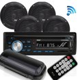 thumbnail image 1 of Pyle Marine Bluetooth Receiver Stereo System w/ 2 Pair 6.5 Inch Speakers, Black, 1 of 5