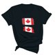 thumbnail image 3 of Fiudx Camisas para Mujer Camiseta Básica de Verano de Manga Corta Informal para Mujer, Blusa con Estampado de Hoja de Arce Del Día de Canadá, Camiseta con Cuello Redondo, 3 of 3