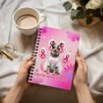 thumbnail image 3 of Faith Love Hope Australian Cattle Dog Breast Cancer Awareness Survivor Spiral Bound Journal Heeler Lover Gifts 5x7in Spiral Notebook - 02017, 3 of 5