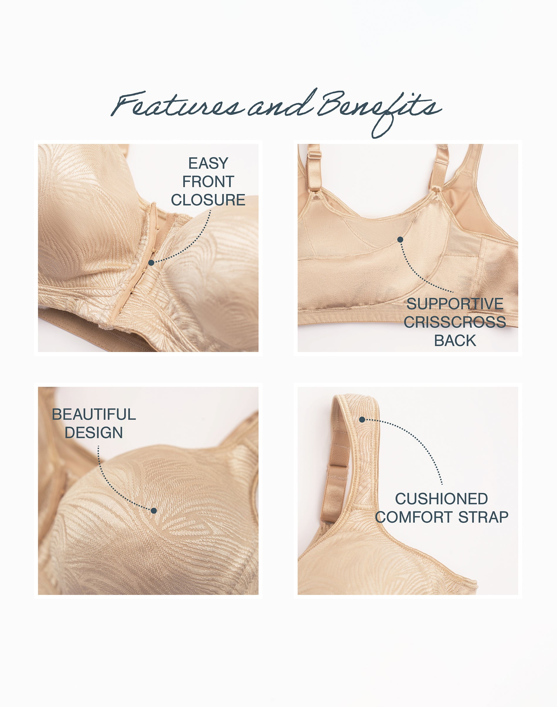 Womens 18 Hour Posture Bra, Style E525