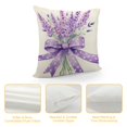 thumbnail image 4 of Chilfamy  Pillow Covers Home Sweet Home Bless This Home Lavender Spring Pillows Decorative Throw Pillows Purple Cushion Case Farmhouse Decor for Couch Sofa, 4 of 5