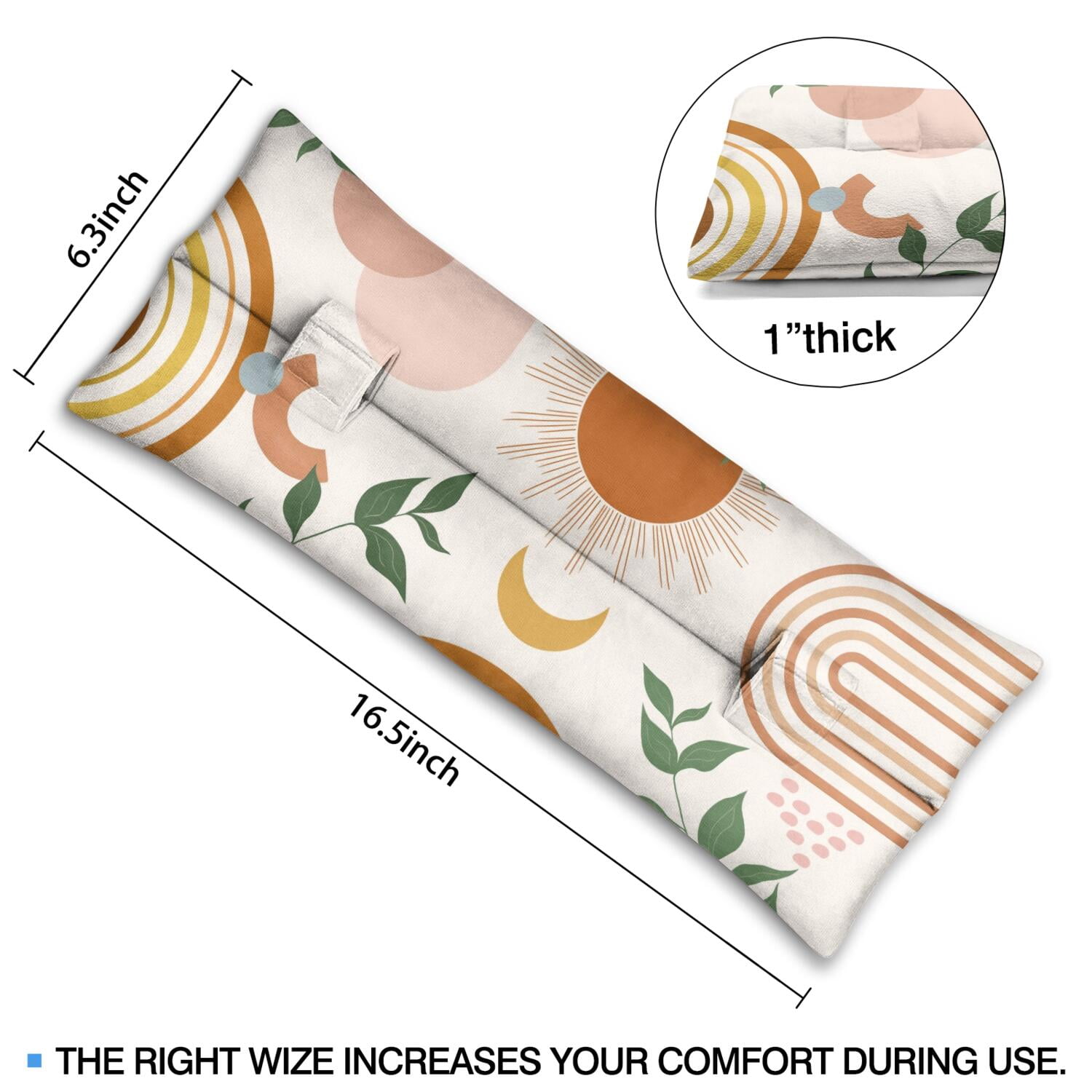 Post-Hysterectomy Seat Belt Pillow Abdominal Protection Cushion (Ethnic)