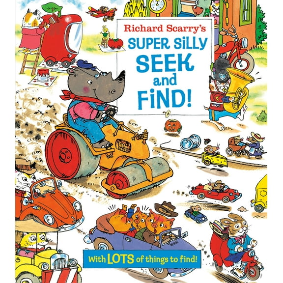 Richard Scarry's Super Silly Seek and Find!, (Board Book)