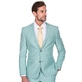 thumbnail image 2 of Porto Filo Men's 2 Piece Mint Slim Fit Suit, 2 of 7