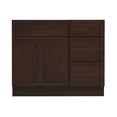 thumbnail image 3 of 39" Freestanding Bathroom Vanity Cabinet without Top in Brown, 3 of 6
