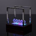 thumbnail image 1 of Newtons Cradle LED Light Up Kinetic Energy Home Office Science Toys Home Decor, 1 of 6