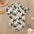 thumbnail image 2 of RMGVDSD Baby Boy Romper Jumpsuit Boys Girls Summer Casual Cows Print Short Sleeve Romper Bodysuits Stylish Baby Romper Jumpsuits, 2 of 8