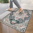thumbnail image 3 of Bohemian Blue Ethnic Rug Door Mat Welcome Door Mat for Front Door, Home Entrance, Yard, Floor, Patio, Non Slip Spring Summer Welcome Mat Indoor Outdoor Doormat 30"*17", 3 of 6