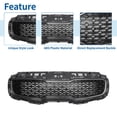 thumbnail image 4 of Unique Bargains Front Upper Hood Bumper Grille Grill for Kia Sportage 17-19 Front Bumper Kidney Grille Grill Honeycombs, 4 of 7