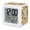 Mustard Yellow, Amber, Ochre, Tan, variant on Horror Skull Head Digital Alarm Clock for Bedrooms,Smart LED Alarm Clock with 7 Color Changing Night Light,Sunflowers Boho Distressed Wood Grain Silent Wake Up Clocks for Sleep Study 3.2"x3.2"