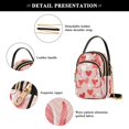 thumbnail image 4 of FORMRS Crossbody Bag for Women Quilted Travel Shoulder Cell Phone Purse with Chain Strap Handbag, Bunnies and Hearts, 4 of 7