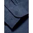 thumbnail image 6 of sogami Mens Oxford Button Down Shirt Slim Fit Point Collar Dresses Shirt For Business, 6 of 7