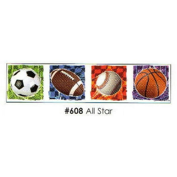All Star 3 Strips Edible Frosting Photo Cake Border Decoration