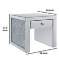 thumbnail image 5 of ACME Noland End Table in Mirrored and Faux Diamonds, 5 of 5