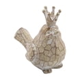 thumbnail image 5 of Set of 2 Royal Bird Figurines - Decorative Resin Sculptures with Crown - Elegant Home Accent for Living Room, Office & Bedroom - Polyresin Bird Statues - 6" Brown, 5 of 12