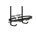 thumbnail image 5 of Utopia Alley Rustproof Aluminum Shower Caddy for Shower Heads - Hanging Shower Caddy Organizer with 2 Shelves & Hooks, Handheld Shower Head, Tall Bottle Rack - Matte Black Finish, 5 of 9