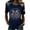 Navy, variant on EANJE Women 9/11 25th Anniversary T Shirts Never Forget Raglan Shirt 2001-2026 American Flag Shoulder Patch Crew Neck Short Sleeve Patriotic Memorial Casual Tee Pink S