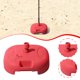 thumbnail image 4 of Base para sombrilla de patio, rellena de agua, resistente, cuadrada, resistente al viento, soporte para sombrilla, ideal para playa, pesca, césped, rojo, 4 of 4