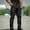 Black, variant on Men's Stretch Tactical Pants, Lightweight Water Resistant Ripstop Cargo Pants with Multi Pockets Casual Outdoor Work Hiking Pants (No Belt) for Travel