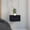 Black, variant on TUHOME Boa Floating Nightstand with Wall-Mounted Design, Spacious Storage Drawer