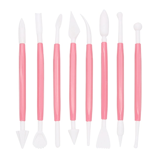 Ensemble d'Outils de Cuisson en Plastique Souple pour Gaufrer et Imprimer