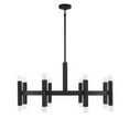 thumbnail image 3 of Trade Winds Aaron 16-Light Chandelier in Matte Black, 3 of 6