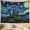 B, variant on XaaKee Tapestry Wall Hanging, Post-Impressionism Night Landscape Marshland Wall Tapestry, High-Quality Polyester Large Tapestry, For Living Room Bedroom Office, 60x40Inch