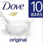 10 Pack 4.75oz Dove Beauty Bar White Original Moisturizing Cream Soap
