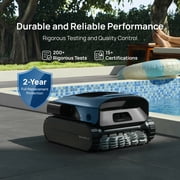 (2026 Upgrade) Beatbot A100 Pro Pool Robot Vacuum, 5-in-1 Cleaning with Smart Surface Parking, Clarifies & Skims Water, Ideal for Inground Pools up to 3,299 Sq.ft - Ice Blue