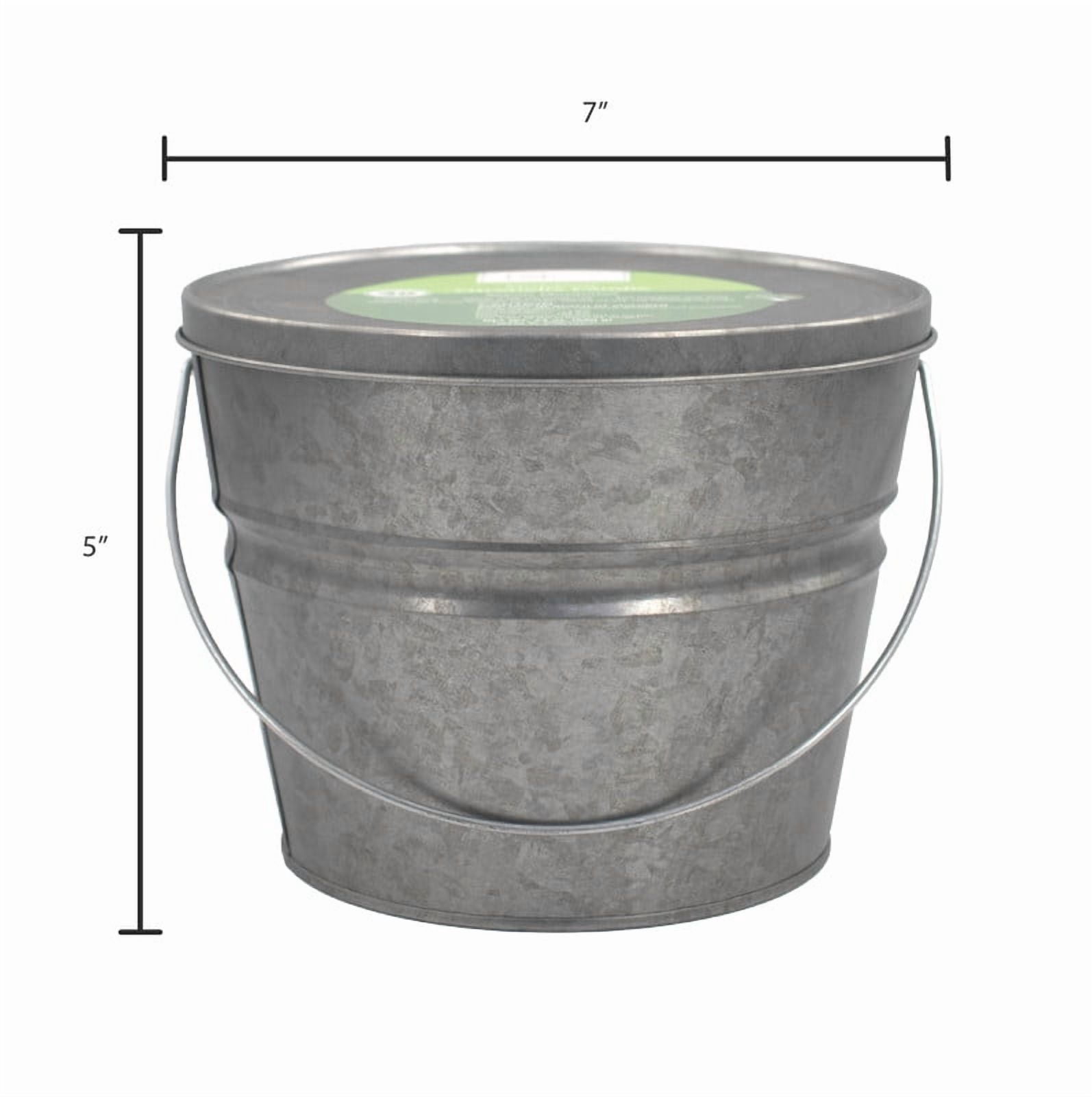 Mainstays Outdoor Citronella Candle - 24oz Metal Bucket | Repels Mosquitoes | Triple Wick | Up to 40 Hours Burn Time