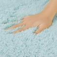 thumbnail image 3 of Unique Bargains Bath Rug Absorbent Soft Shag Bathroom Mat Rugs for Bath Room Blue 20"x32", 3 of 7