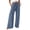 Army Green-1, variant on Summer Linen Pants for Women Wide Leg Palazzo Cotton Drawstring Casual Beach Vacation Boho Trousers with Pockets