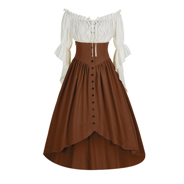 FcBaudy Robe de Cour, Robes pour Femmes, Robes d'Été pour Femmes Robe d'Halloween Élégante Style Cour pour Femmes Robe Femme