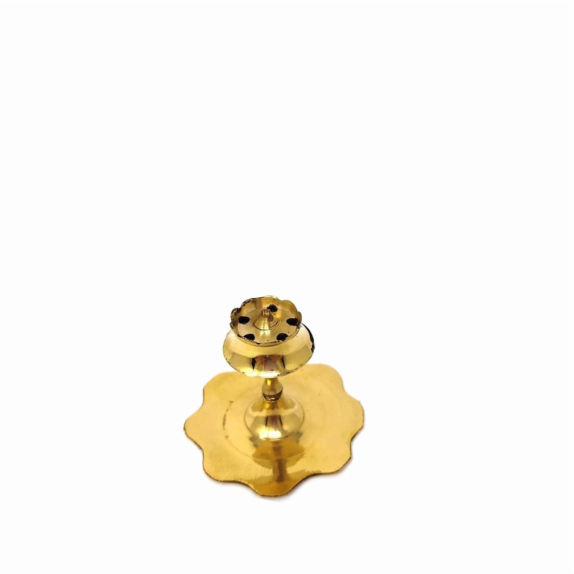 BUTTERFLY- Mini Brass Stand Incense Stick Holder Ash Catcher Stick Burner Agarbatti 1.8”