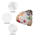thumbnail image 3 of Lsque Christmas Gingerbread Cookies Pattern Knitted Beanie, Unisex Winter Hat, Knit Hat Winter Beanies Thick Fisherman Beanies Cuffed Plain Skull Caps, 3 of 6