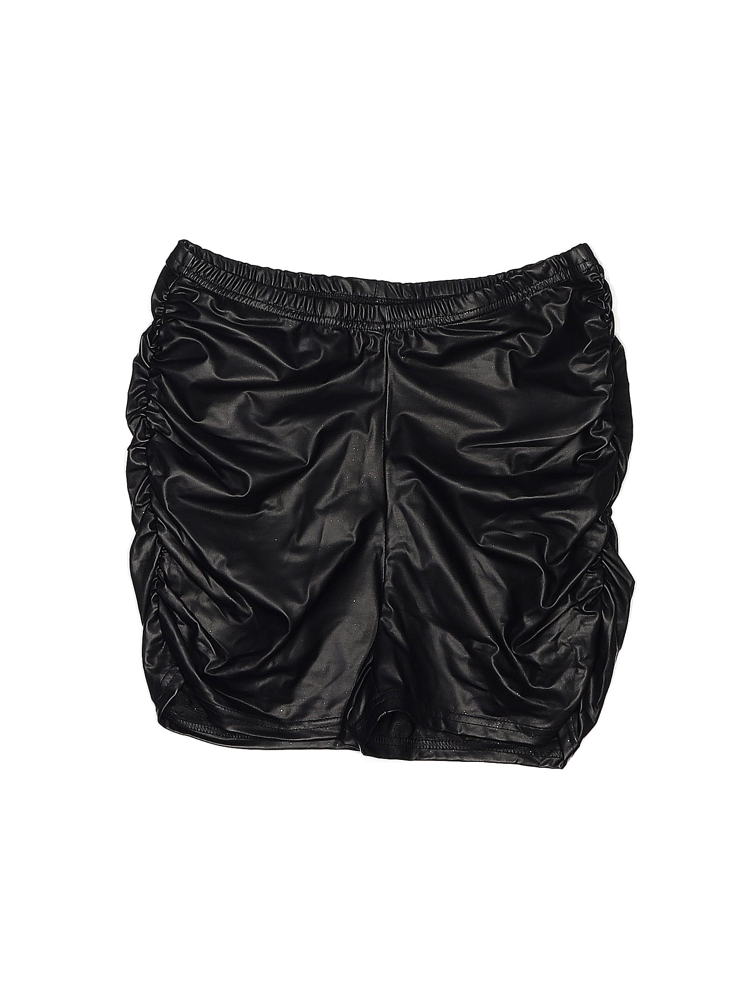 Faux Leather Shorts 