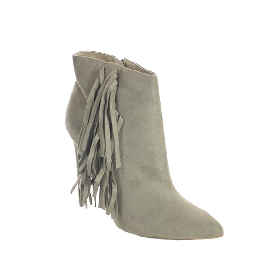 Qupid Womens 2 Buckle Mixed Media Riding Boot Brown 6.5