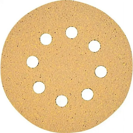

DeWalt DW4306 5 Inch 8 Hole Hook And Loop Sanding Discs 220 Grit Very Fine 5 Pack Each