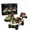 With box, variant on 3 in 1 Dinosaurs Adventure Off Road Vehicle MOC Building Blocks Cars Toys Jurassic Series Bricks Sets Gifts for Adult 1632pcs