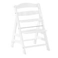 thumbnail image 1 of hauck Alpha+ Grow Along Seat, Adjustable Wooden Booster with Bumper Bar, Beechwood, White, 1 of 6