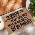 thumbnail image 3 of Door Mat Summer Floor Mats Door Mats Outdoor Letter Flannel Laundry Entrance Mat Carpet Kitchen Bathroom Mats Outside Door Mats for Home Entry Floor Welcome Door Mat Outdoor 16x24IN, 3 of 4